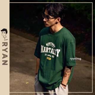 RYAN - Áo thun nam NARTALIY ngắn tay vải cotton thương hiệu RYAN form rộng phong cách Hàn Quốc