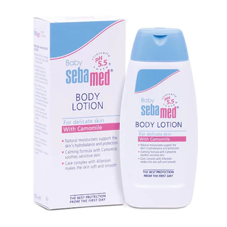 Sữa dưỡng ẩm toàn thân dành cho trẻ sơ sinh và trẻ nhỏ Sebamed Baby Body Lotion pH5.5 200ml