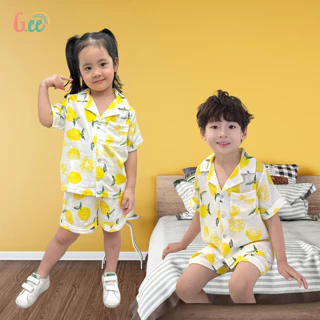 Bộ Pijama vải xô tre bé trai bé gái cực mềm mát, hoạ tiết đáng yêu