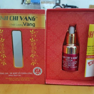 Serum Dưỡng Trắng Da Se Khít lỗ chân lông 25ml Linh Chi Vàng