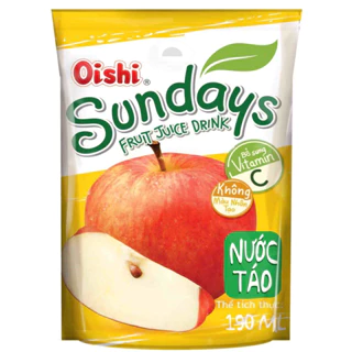 Nước Trái cây Oishi vị Táo 190ml