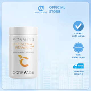 Viên uống Code.Age Liposomal Vitamin C (180 viên) nhập khẩu Mỹ - Gymstore