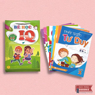 Sách - Bé học IQ (Bộ 8 cuốn dành cho trẻ 5 - 6 tuổi)