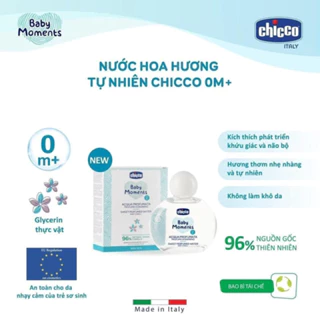 [CHÍNH HÃNG] Nước hoa cho bé hương tự nhiên 0M+ Chicco