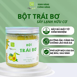 DẠNG HŨ Bột Trái Bơ Sấy Lạnh Nguyên Chất HaPu Organic Cấp Ẩm Và Dưỡng Trắng Da