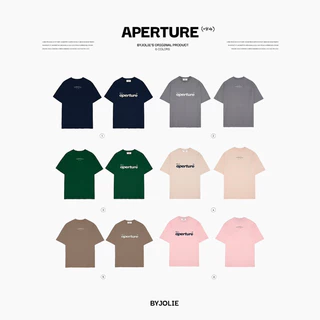 Áo phông unisex cotton thoáng mát 2 chiều APERTURE Byjolievn