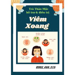 TRÀ VIÊM XOANG - cứu tinh cho nhưng ai bị Viêm xoang, Nghẹt mũi, nhức mắt - 40 Túi lọc