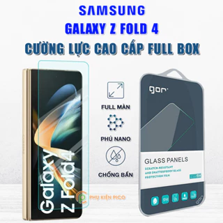 Kính cường lực Samsung Z Fold 4 / Fold 5 full màn hình chính hãng Gor phủ nano- Dán màn hình phụ Samsung Galaxy Z Fold 4
