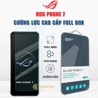 Kính cường lực Rog Phone 7 full màn hình chính hãng Gor phủ nano - Dán màn hình Asus RogPhone 7