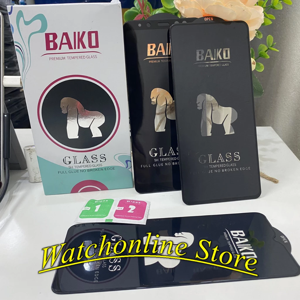 Cường lực Baiko Full màn Realme Narzo 30A/ 50/ 50A/ 50i Prime 4G 5G 2022 Narzo 1991i  C65 cao cấp siêu mượt, siêu cứng