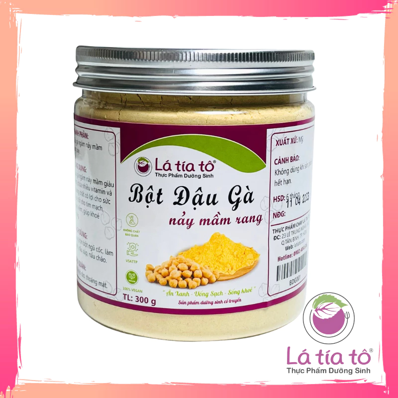 BỘT ĐẬU GÀ NẢY MẦM RANG 300GR - LÁ TÍA TÔ