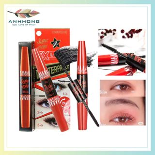 Mascara Hai Đầu Sivanna Super Model 5X Long Deep Black