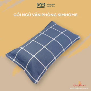 Gối ngủ văn phòng chất liệu ruột gối gòn bi và vỏ gối cotton Thắng Lợi hoạ tiết cá tính size 30x50cm