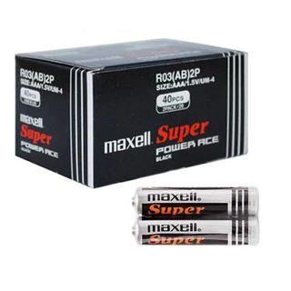 Combo 8 cục pin tiểu Maxell Super Power Ace Black size AAA