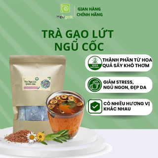 [TÚI LỌC] Trà ngũ cốc gạo lứt đậu đen xạ đen thảo mộc Freshtii Farm đặc biệt giúp Giảm cân, Thanh nhiệt, Mát gan, Cải t