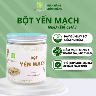 DẠNG HŨ Bột Yến Mạch Thiên Nhiên HaPu Organic Mặt Nạ Bột Thiên Nhiên 100g DƯỠNG TRẮNG DA