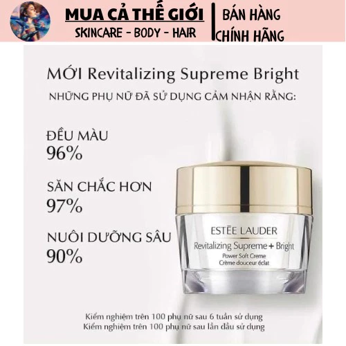 Kem dưỡng trắng da Estee Lauder Revitalizing Supreme Bright+