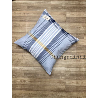 Vỏ Gối Vuông, Gối tựa Cotton Tici kẻ