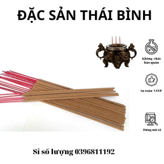 Hương bài thảo mộc,nhang hương sạch bắc thơm bó 100 nén thủ công se tay cam kết an toàn tuyệt đối cho sức khoẻ