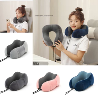 GỐI CHỮ U CAO SU NON 💕Mẫu Mới 💕Gối kê cổ U22 memory foam du lịch, ngủ trưa, văn phòng