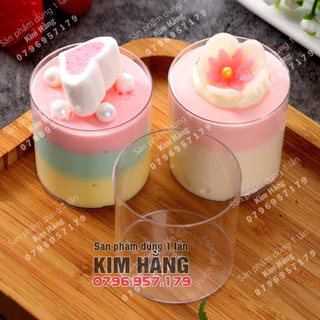 Set 100 ly trụ tròn lc-86 70ml đựng bánh mousse , tiramisu ,.....ly dùng trang trí tiệc teabreak , cưới hỏi , sinh nhật