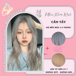 Thuốc Nhuộm Tóc Màu XÁM KHÓI  | haniehair