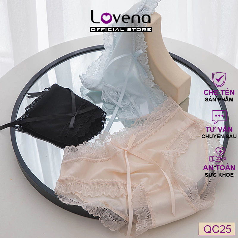 Quần Lót Ren Nữ Xuyên Thấu Sexy Lovena QC25