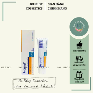 Kem hỗ trợ giảm mụn trẻ hóa da Tretinoin Retacnyl Cream 0,025%, 0.05% 30g