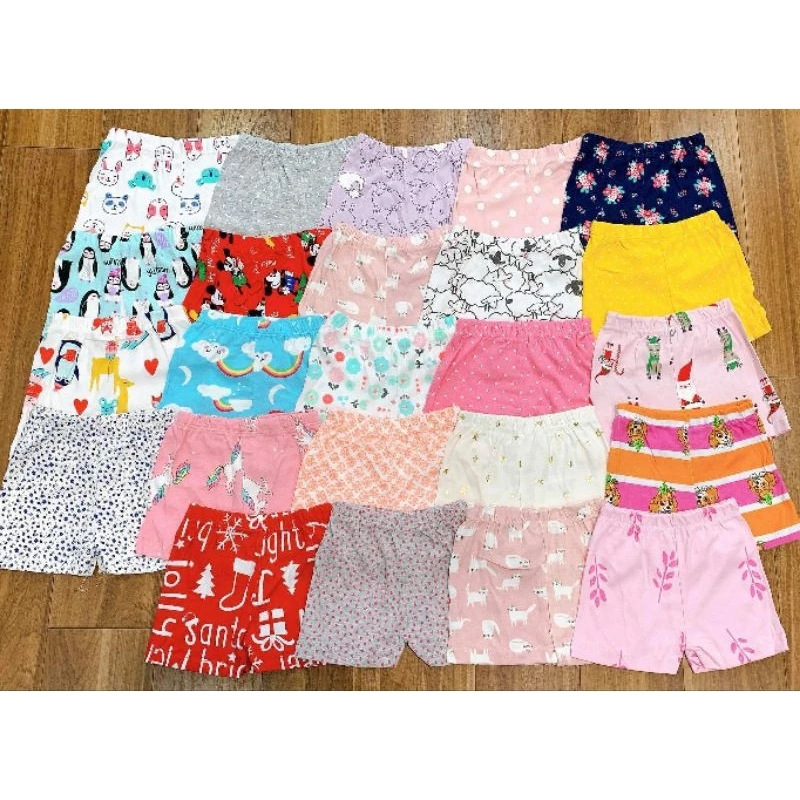 (1 Chiếc)Quần borip đùi cho bé trai bé gái 6_25kg