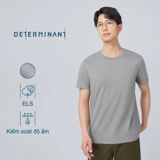 Áo thun nam Jersey Cotton khô thoáng thấm hút thương hiệu Determinant - màu Xám [DETT01]