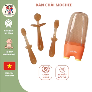 BÀN CHẢI ĐÁNH RĂNG SILICON MOCHEE - BẢO VỆ SỨC KHOẺ RĂNG MIỆNG CHO BÉ NUOICONKIEUHAN