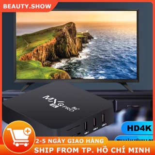 Android TV Box MXQ PRO 4K bản 8G+128GB Tiếng Việt Wifi 5G, Android 11.1 Đã cài sãn 300 kênh, YouTube, Chorme...vv