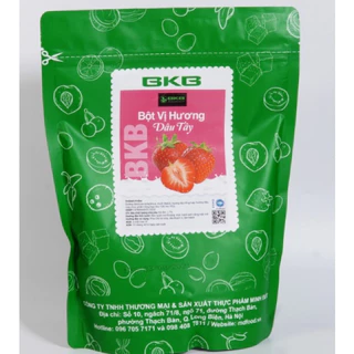 Bột vị Dâu pha trà sữa BKB 1kg - Thay thế hoàn hảo cho siro - Thơm ngon tiện lợi