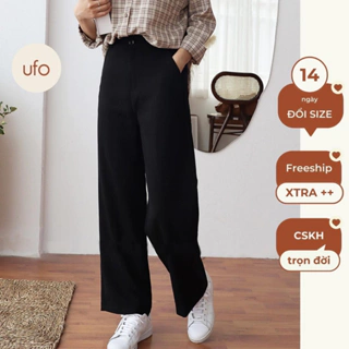 Quần ống rộng dáng suông dài – Straight Trousers – ufo.thebasic