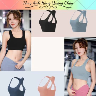 Áo BRA tập Gym, Yoga, Aerobic dành cho nữ CÓ ĐỆM MÚT co giãn 4 chiều - Hàng Quảng Châu Cao Cấp (A7)