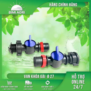 Van khóa Gài Ống Mềm dẫn nước, phun mưa Phi 27 và 34. Sản Phẩm Chính hãng, bảo hành 12 tháng