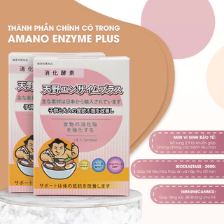 Enzyme tiêu hóa Amoma Enzyme Plus - Hỗ trợ tăng cường tiêu hóa, giải tỏa nỗi lo trẻ biếng ăn