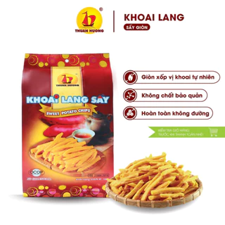 Khoai Lang Sấy Không Đường Thuận Hương 250gr, 150gr - Hàng Xuất Khẩu Loại 1 Cao Cấp