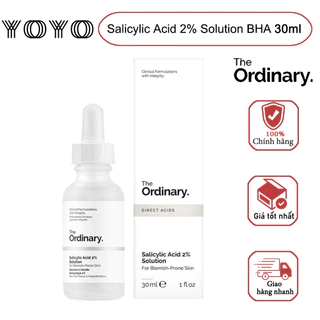 The Ordinary Salicylic Acid 2% Solution BHA 30ml Tinh chất serum  tinh chất hỗ trợ da mụn giảm mụn ẩn