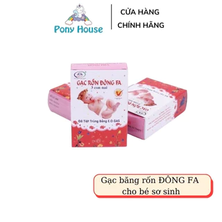 Băng Rốn Đông Fa, Gạc Rốn Cho Trẻ Sơ Sinh (Hộp 3 Miếng)