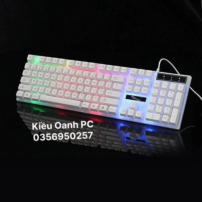 Bộ Bàn phím kèm Chuột Gaming G21B G21 có dây Giả cơ LED dành cho Game thủ & Văn phòng dùng cho PC và Laptop