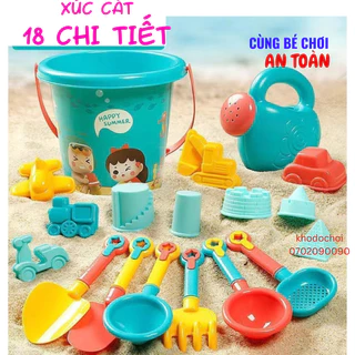 (Loại 1) Set 14 / 18 Món Đồ Chơi xúc cát Đi Biển Cho Bé