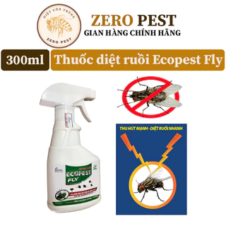 Thuốc diệt ruồi không độc hại Ecopest Fly 300ml, Hiệu quả 100%, thuốc diệt ruồi nhà, ruồi cánh bướm, ruồi giấm