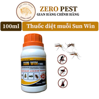 Thuốc diệt muỗi SunWin 100ml, thuốc diệt muỗi trong gia dụng và y tế, hiệu quả 100%