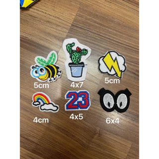 sticker thêu là ủi nhiệt hình con vật