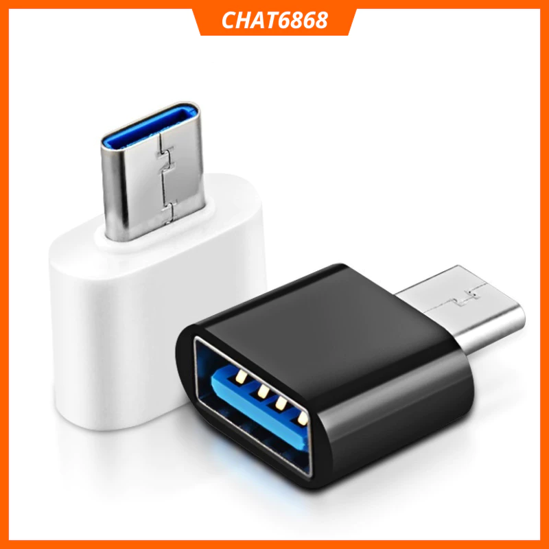 Đầu chuyển đổi Type C sang Usb tốc độ cao, mini, nhỏ gọn dùng cho điện thoại, pc, máy tính bảng, laptop