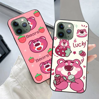 Ốp lưng Iphone 11 Pro/ ip 11 Pro max in hình gấu dâu chibi đáng yêu cute