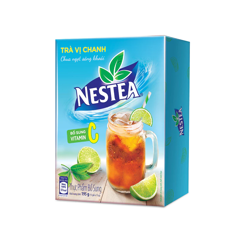 Trà NESTEA vị Chanh (Hộp 15 gói x13g)