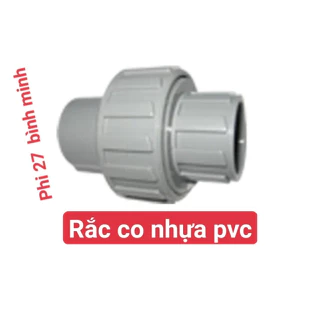 KHỚP NỐI SỐNG RẮC CO NHỰA  PVC  PHI 27,BÌNH MINH.ỐNG NƯỚC LẠNH- Hàng chính hãng