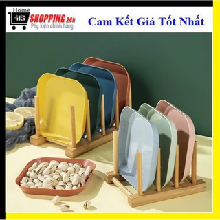 Set 8 Dĩa Lúa Mạch Vuông (Bộ Gồm 4 Dĩa Sâu Lòng Và 4 Dĩa Nông Lòng) Đựng Thức Ăn, Trái Cây Mẫu Mã Tinh Tế, Nhiều Màu